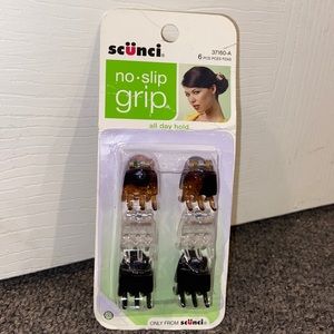 2 for $10 NWT Scunci No Slip Grip Hair Clips (6 pcs)